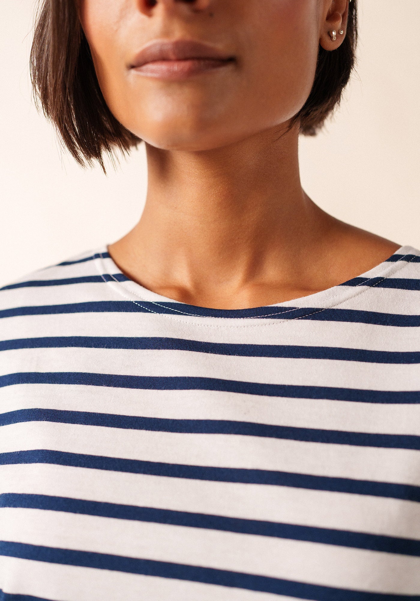 Levant Breton shirt (NEIGE/MARINE)