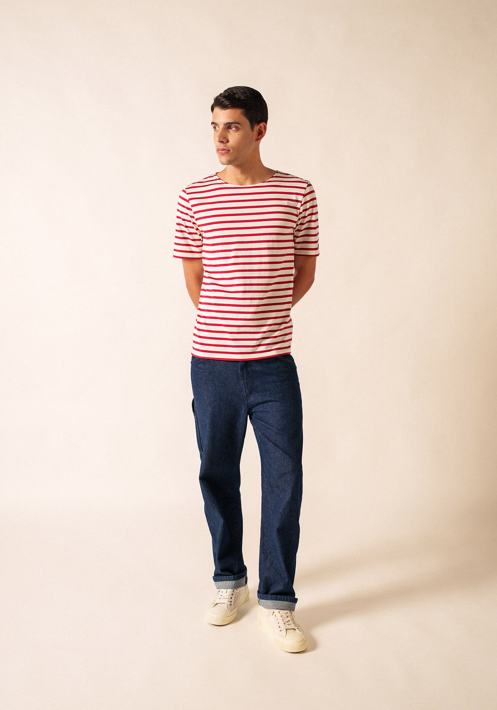 Levant Breton shirt (ECRU/PERSAN)