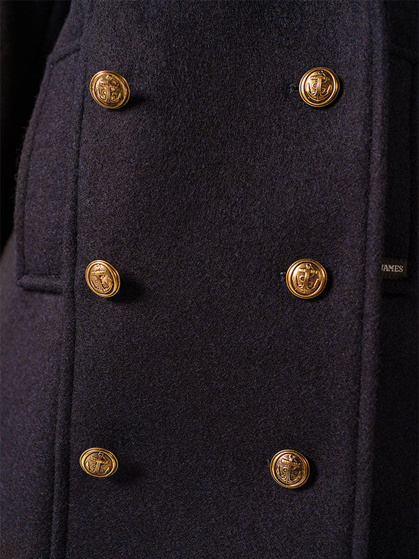 Voilure authentic peacoat in wool | SAINT JAMES Official website