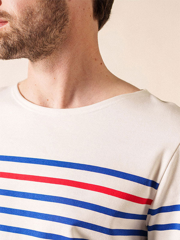 Naval authentic striped sailor shirt in combed cotton | SAINT