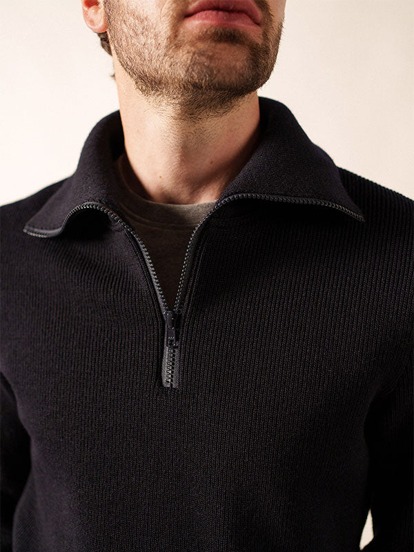 トップス SAINT JAMES T6 Cotentin trucker-style neck jumper in pure new wool | SAINT JAMES