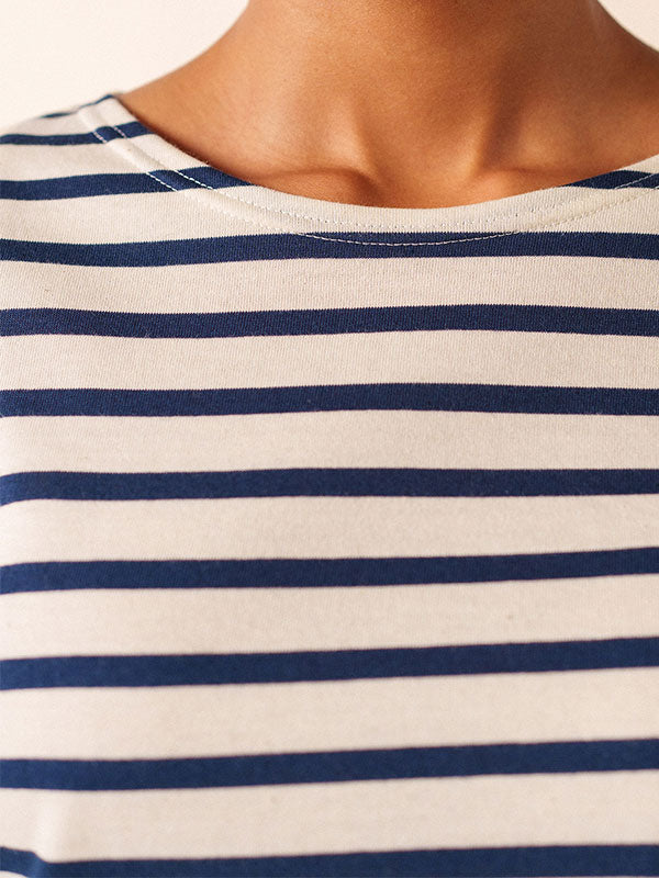Naval authentic striped sailor shirt in combed cotton | SAINT