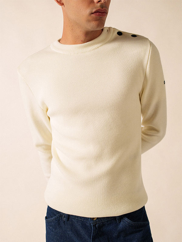 Rochefort striped sailor jumper slim fit, in merino wool | SAINT