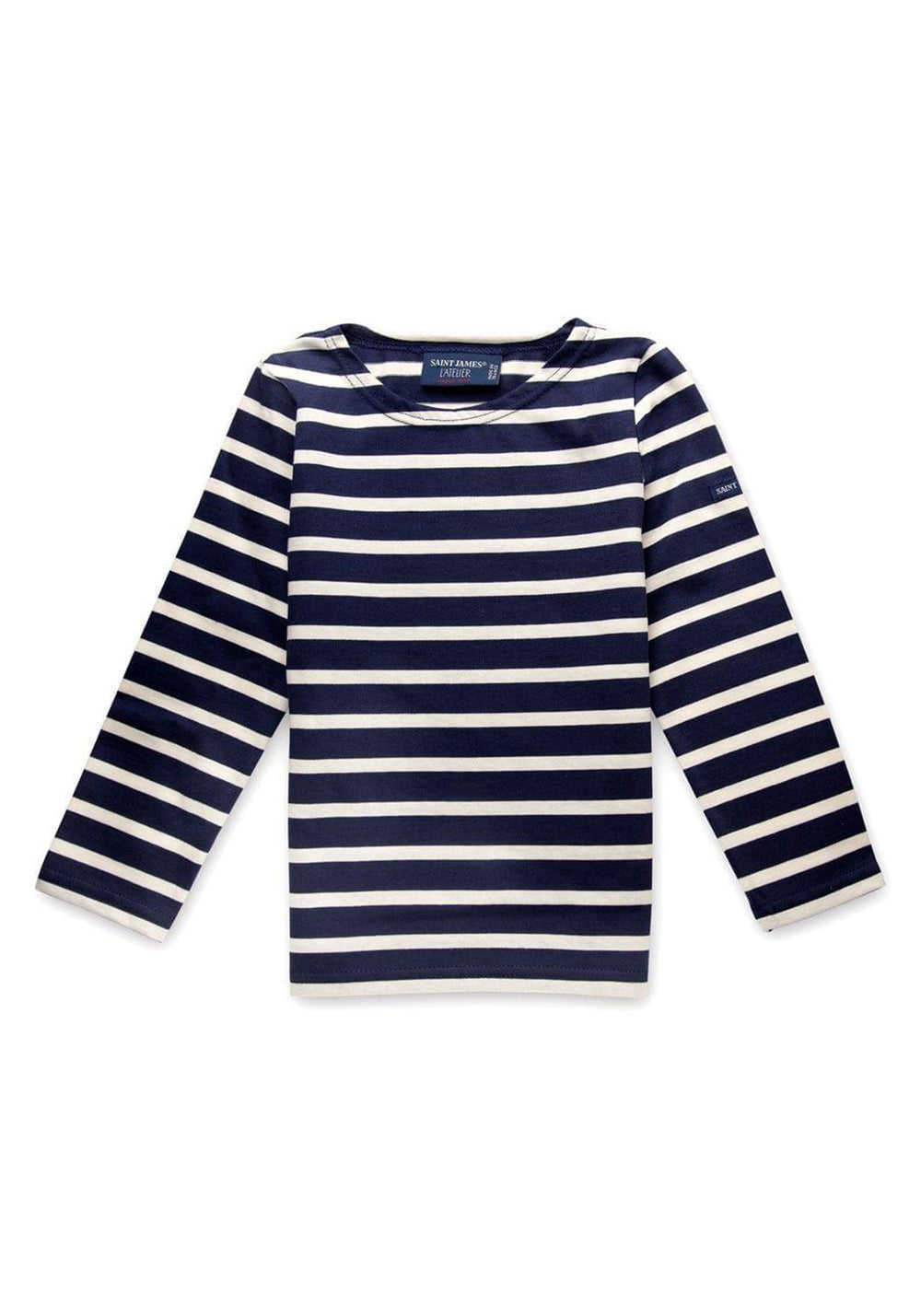 Miniquiers kids Breton shirt (MARINE/ECRU)