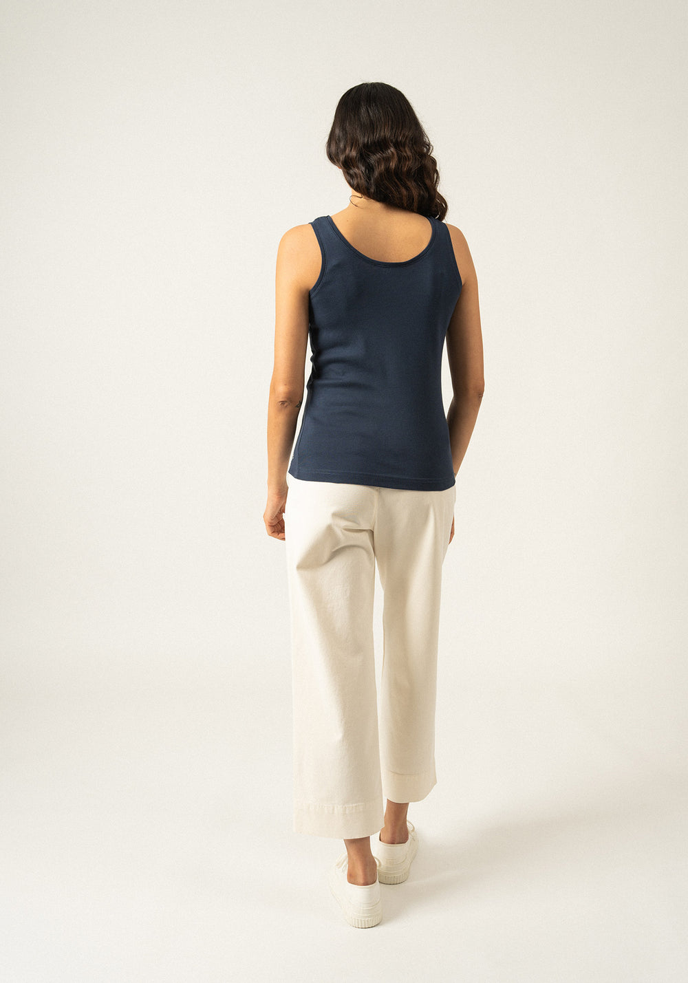 Bastia sleeveless top (MARINE)