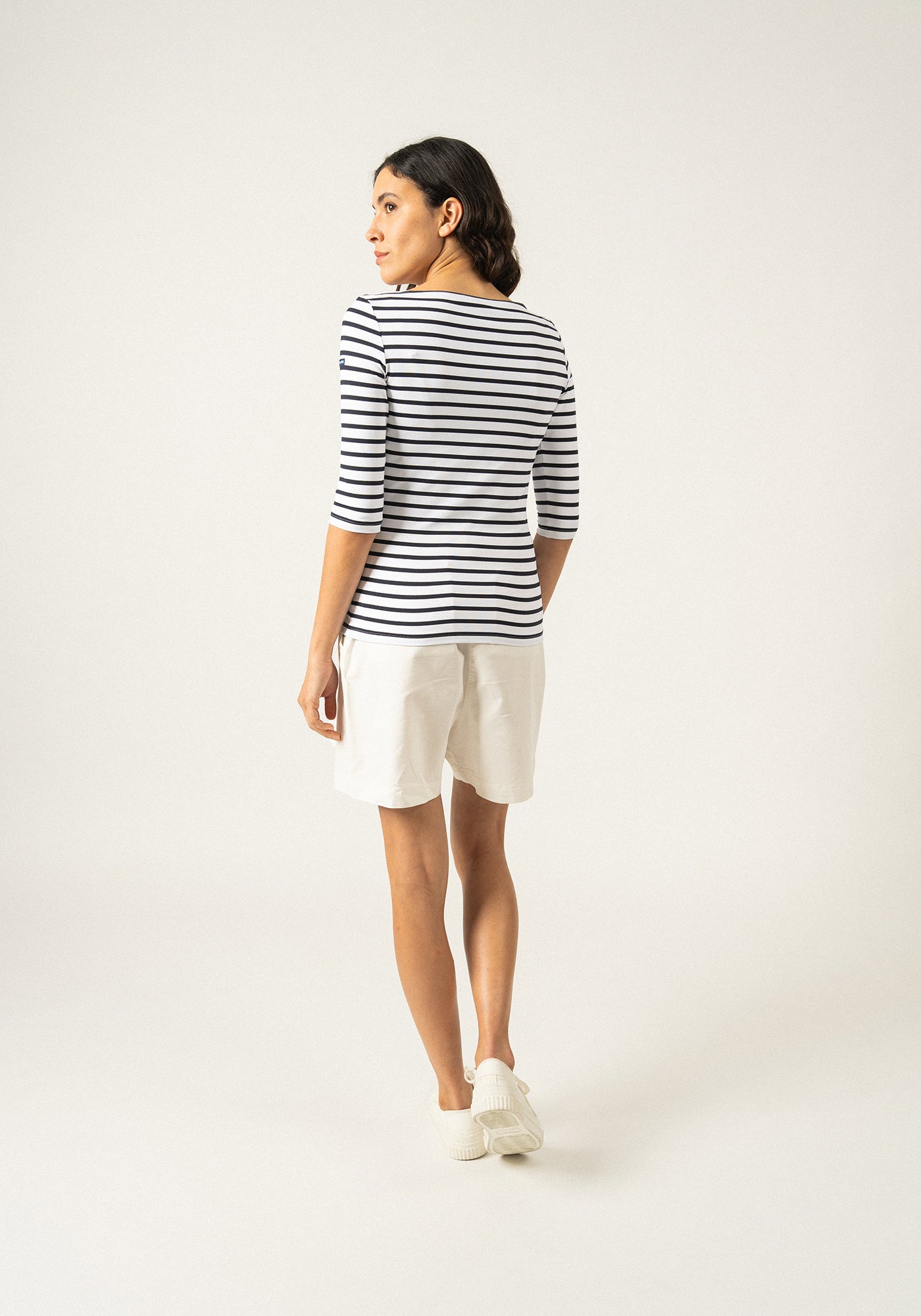 Garde-Côte Breton shirt (NEIGE/NAVY)