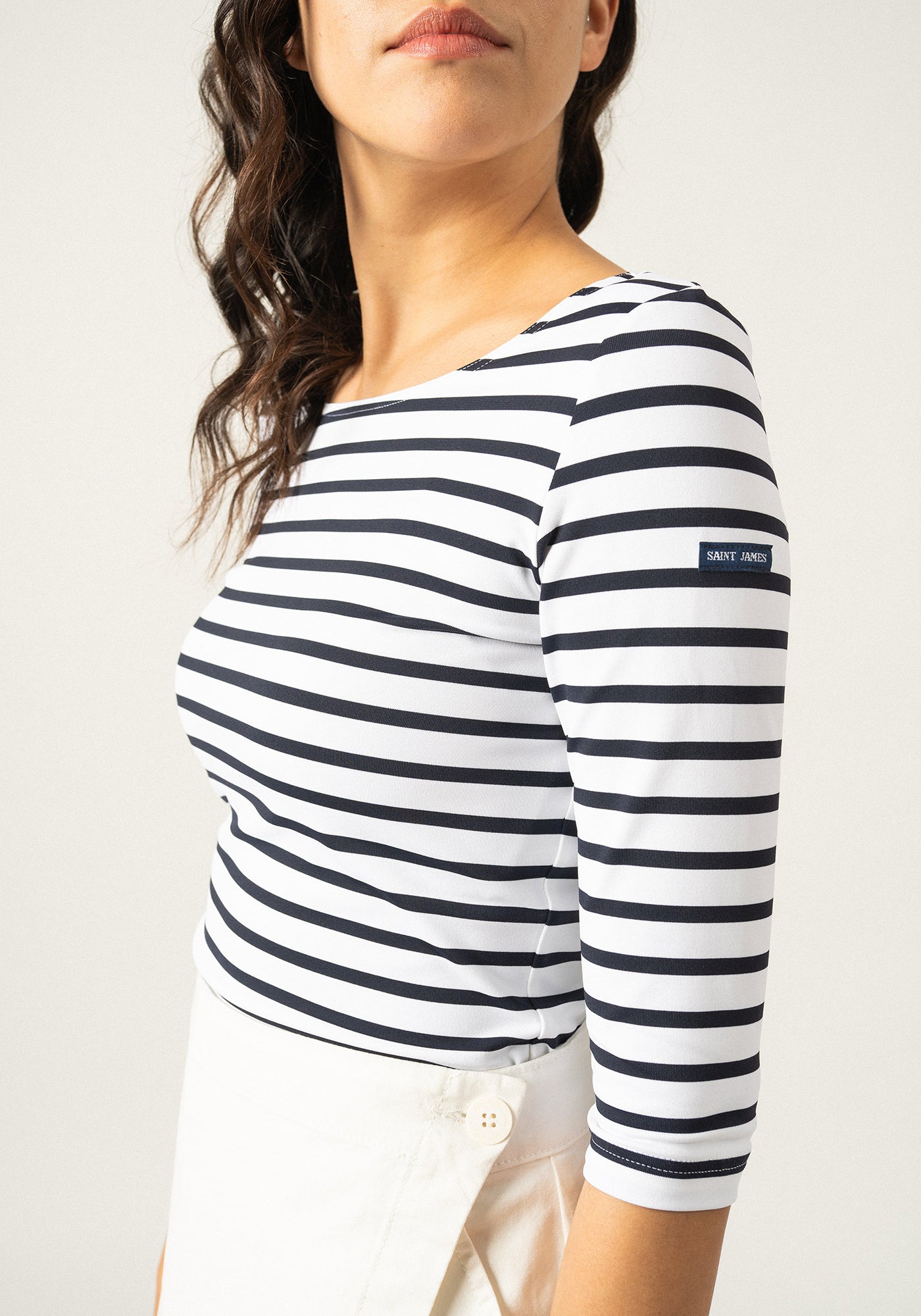 Garde-Côte Breton shirt (NEIGE/NAVY)