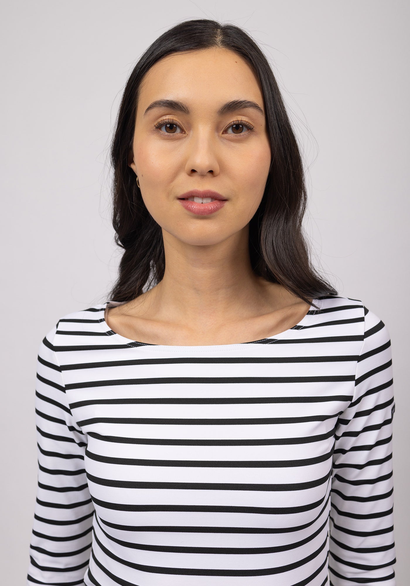 Camisa Garde-Côte Breton (NEIGE/NOIR)