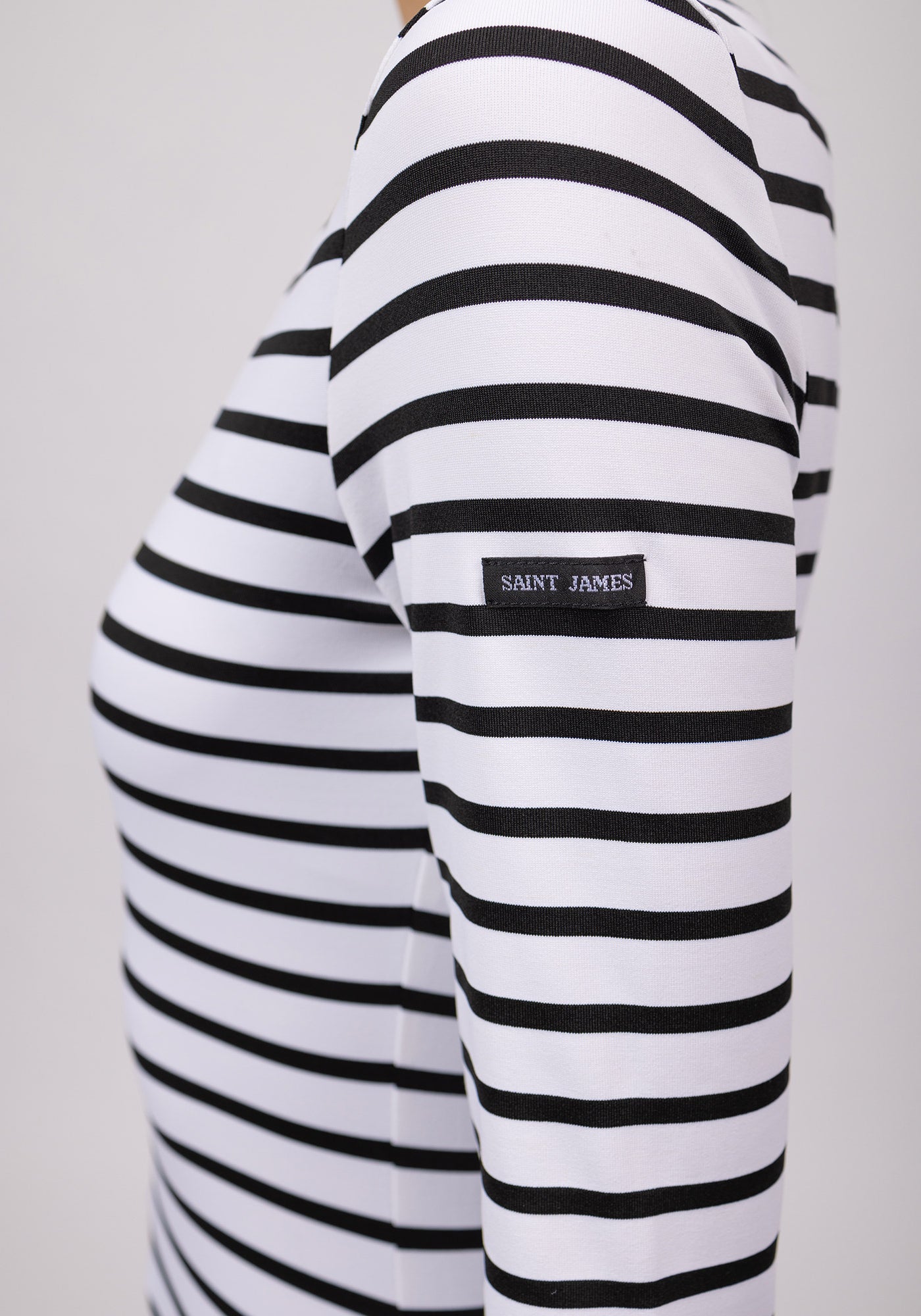 Camisa Garde-Côte Breton (NEIGE/NOIR)