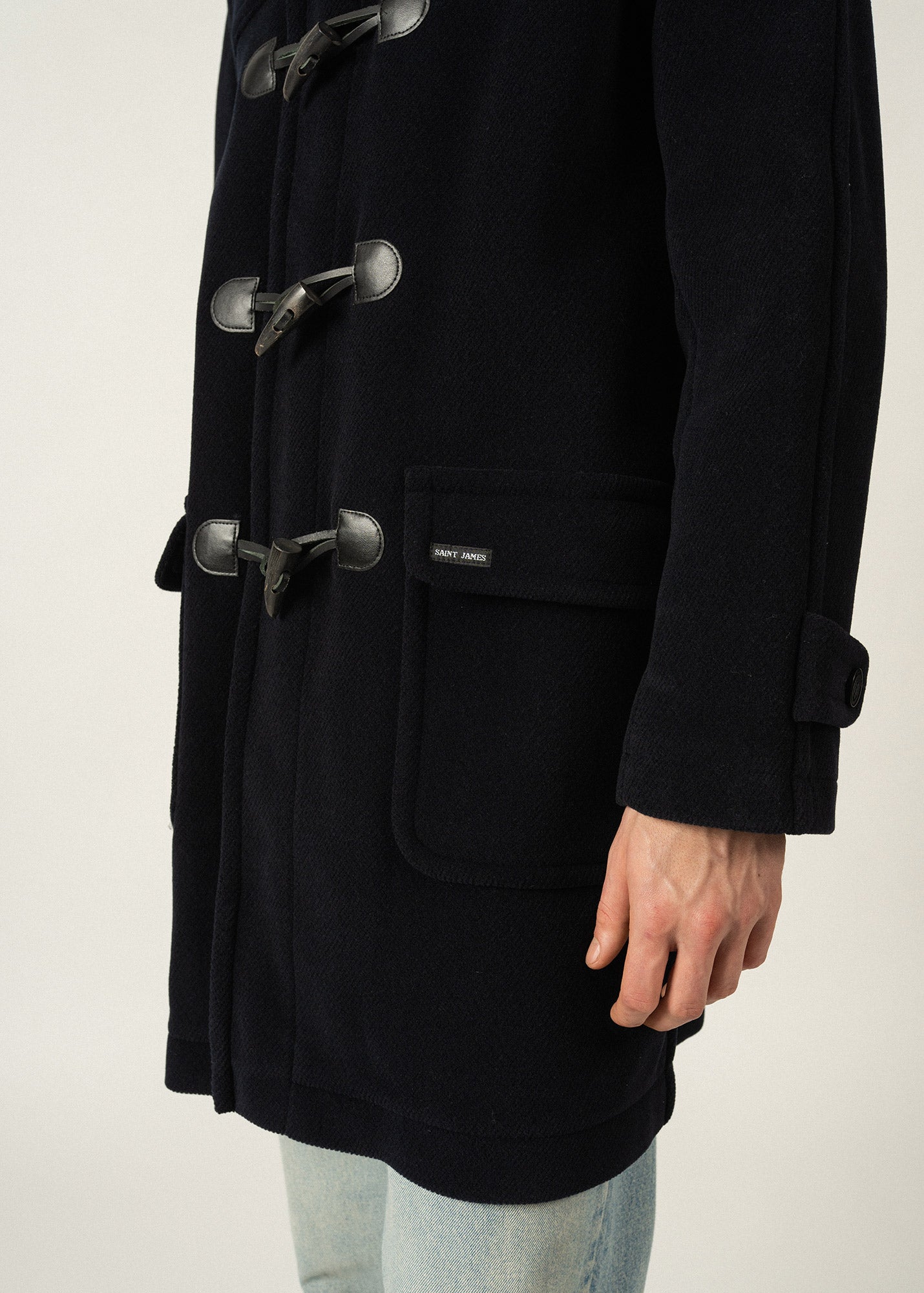 Saturne classic duffle-coat in wool | SAINT JAMES Official website